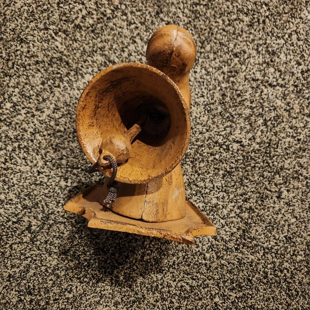 Cast iron horse head bell. Vintage equestrian decor.